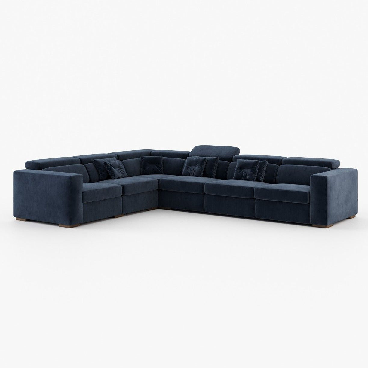 Laskasas GOLD Sofa Vienna Deep Blue - Araco Interiors
