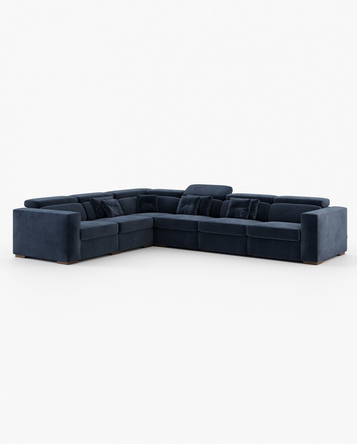 Laskasas GOLD Sofa Vienna Deep Blue - Araco Interiors