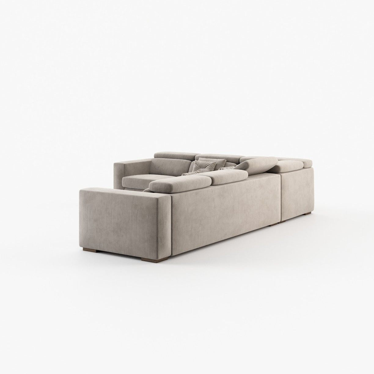 Laskasas GOLD Sofa Vienna Khaki - Araco Interiors