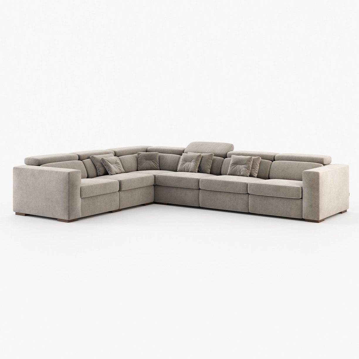 Laskasas GOLD Sofa Vienna Khaki - Araco Interiors