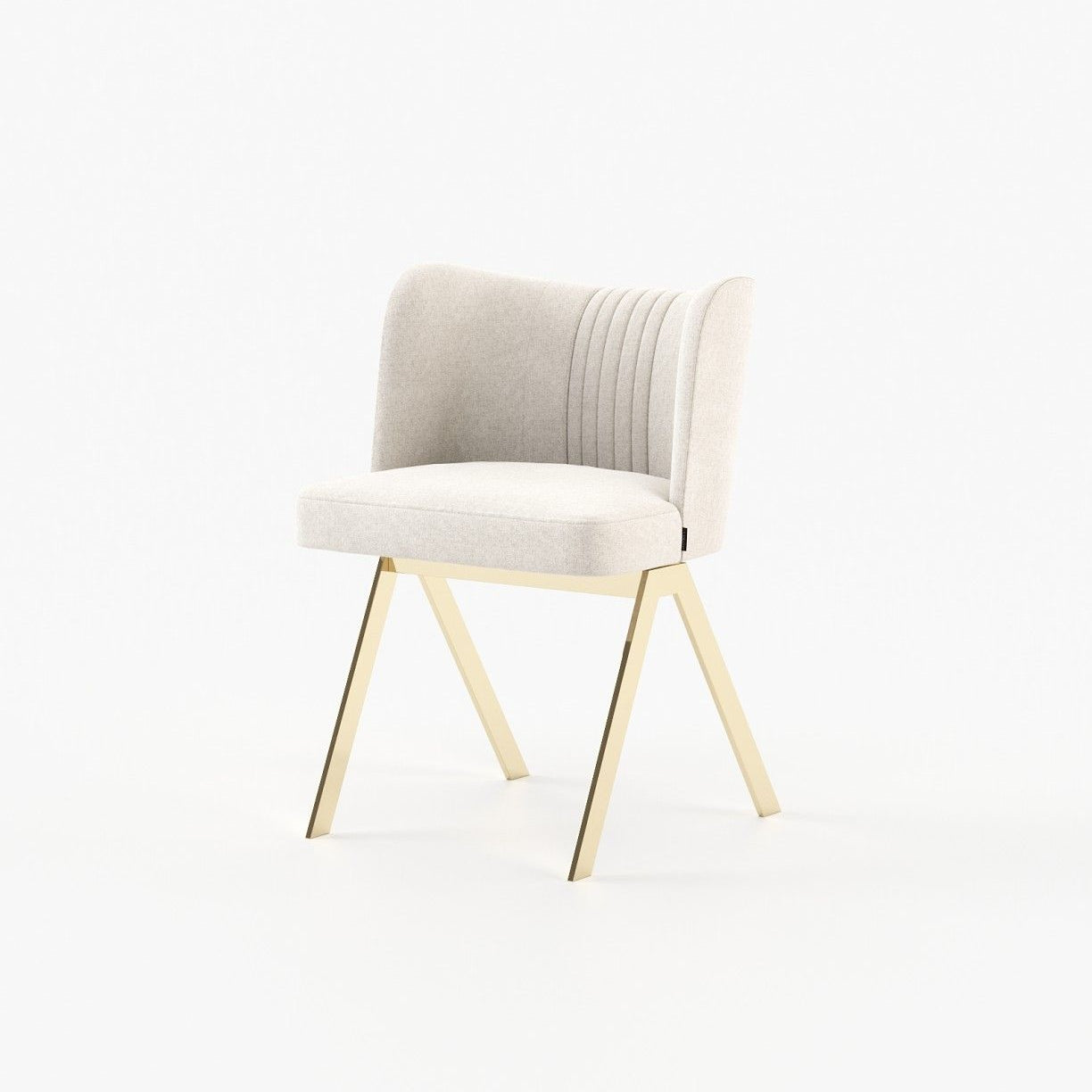 Laskasas GORDON Dining Chair & Bench Xangai White - Araco Interiors
