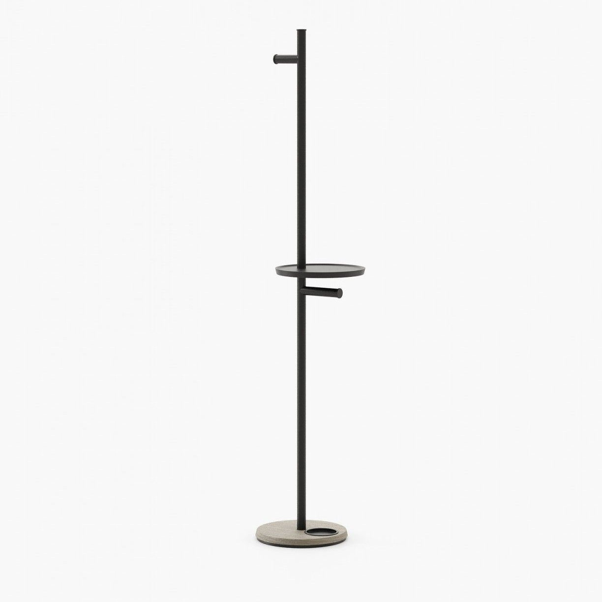 Laskasas GOZO Coat & Umbrella Stand Aged Oak Veneer Matte - Araco Interiors