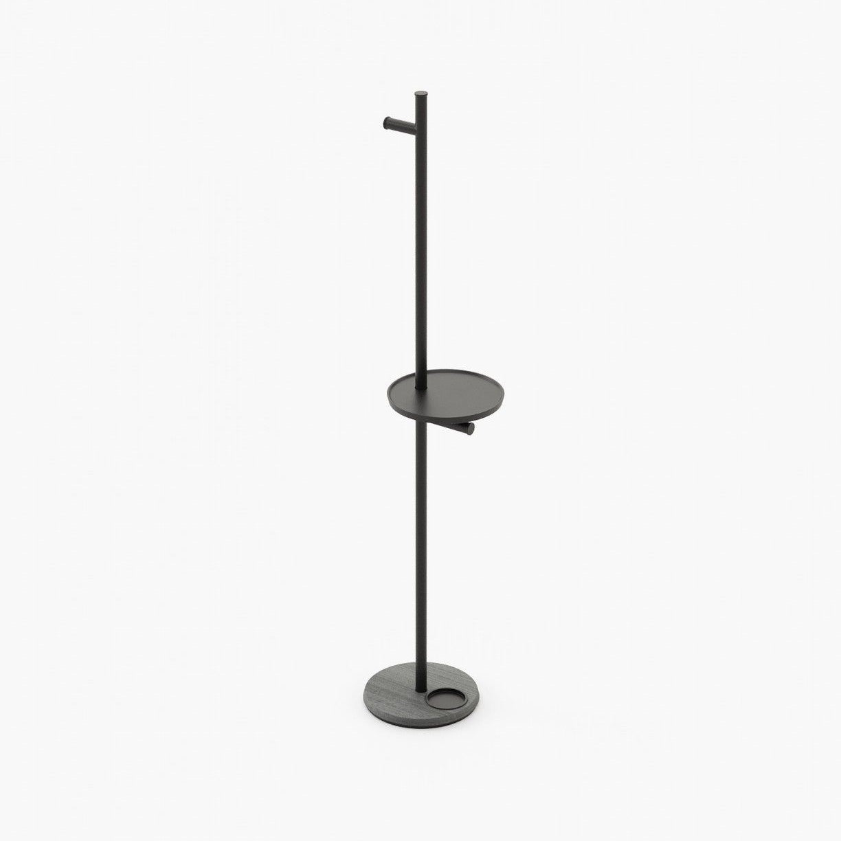 Laskasas GOZO Coat & Umbrella Stand Grey Eucalyptus Veneer Matte - Araco Interiors