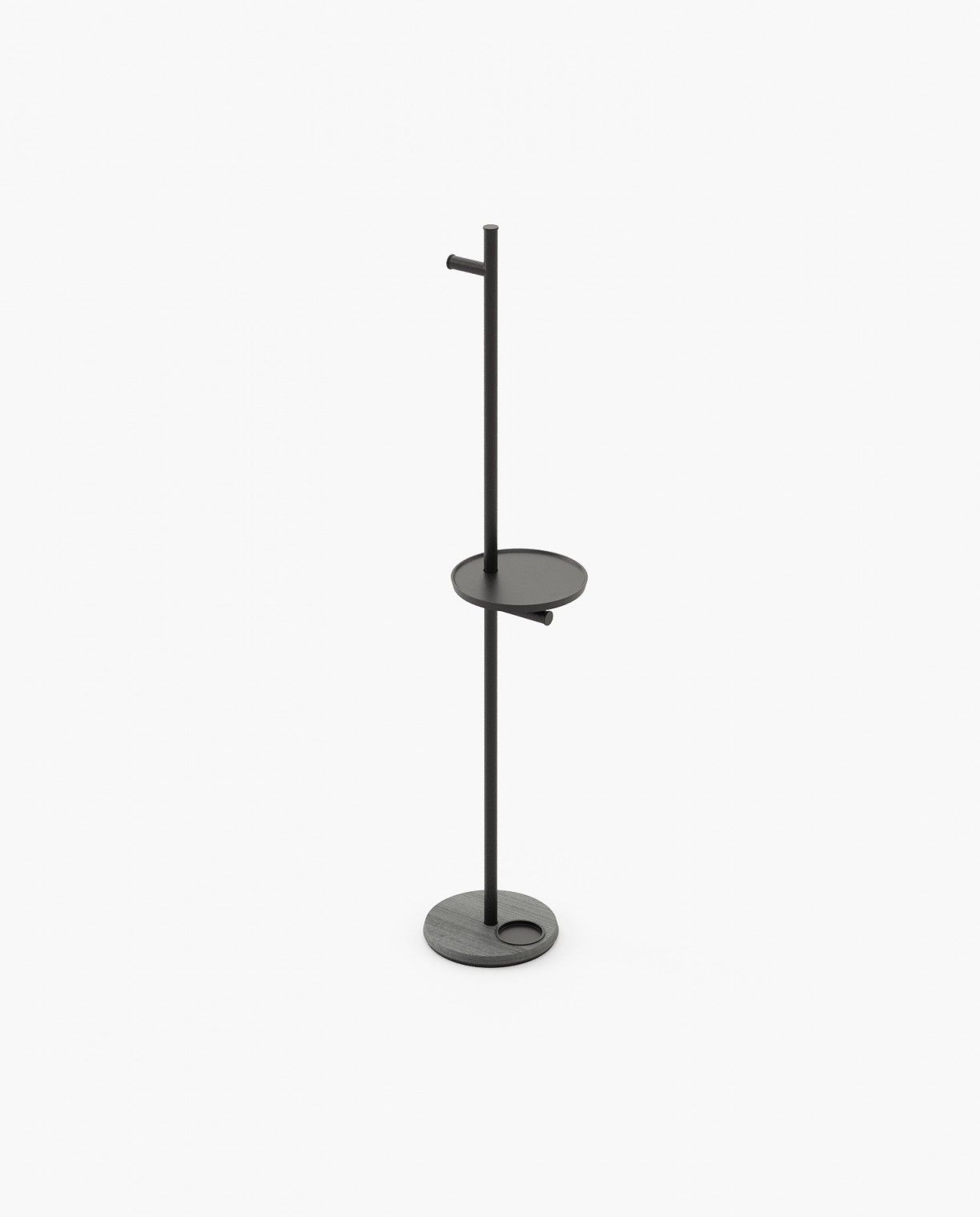 Laskasas GOZO Coat & Umbrella Stand Grey Eucalyptus Veneer Matte - Araco Interiors