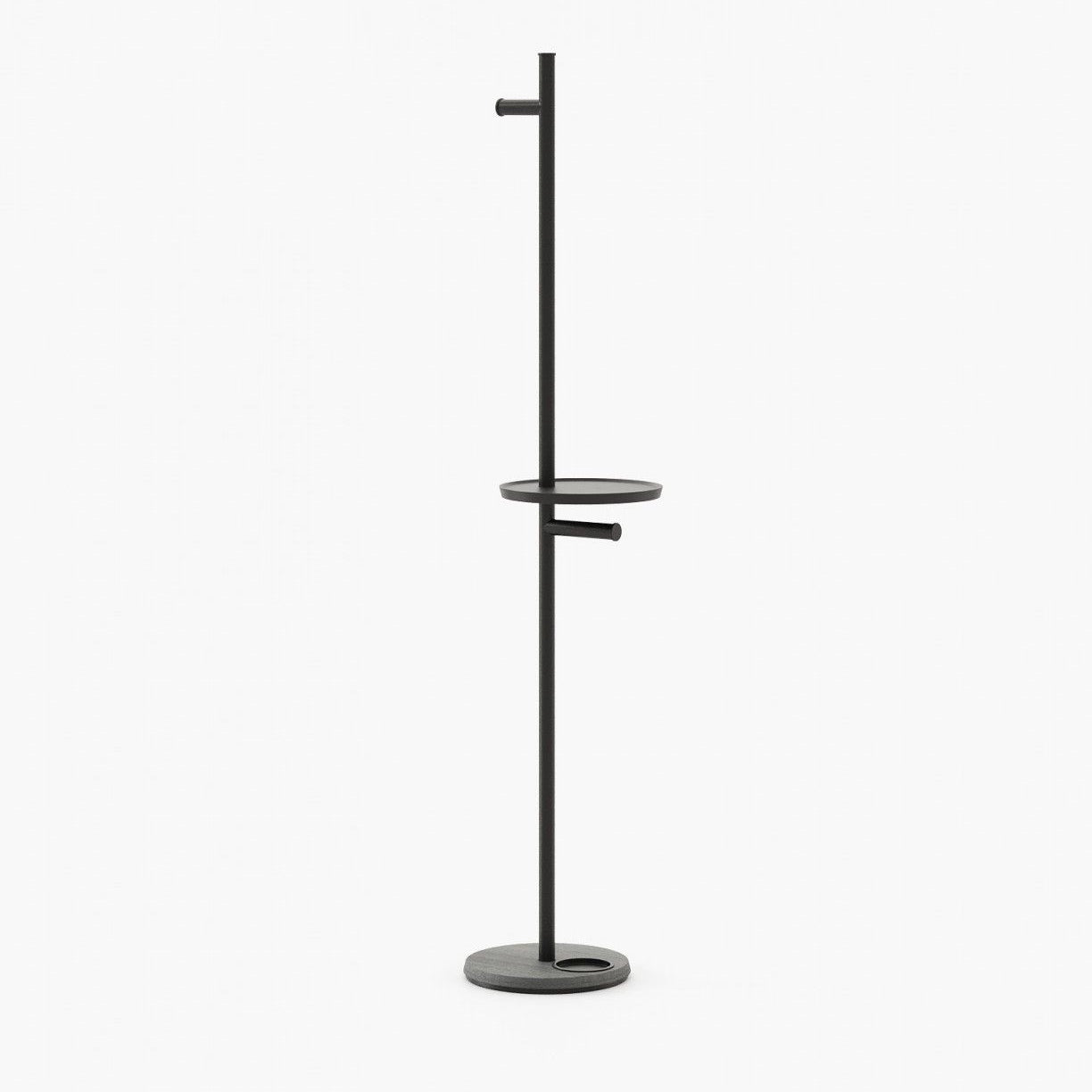 Laskasas GOZO Coat & Umbrella Stand Grey Eucalyptus Veneer Matte - Araco Interiors