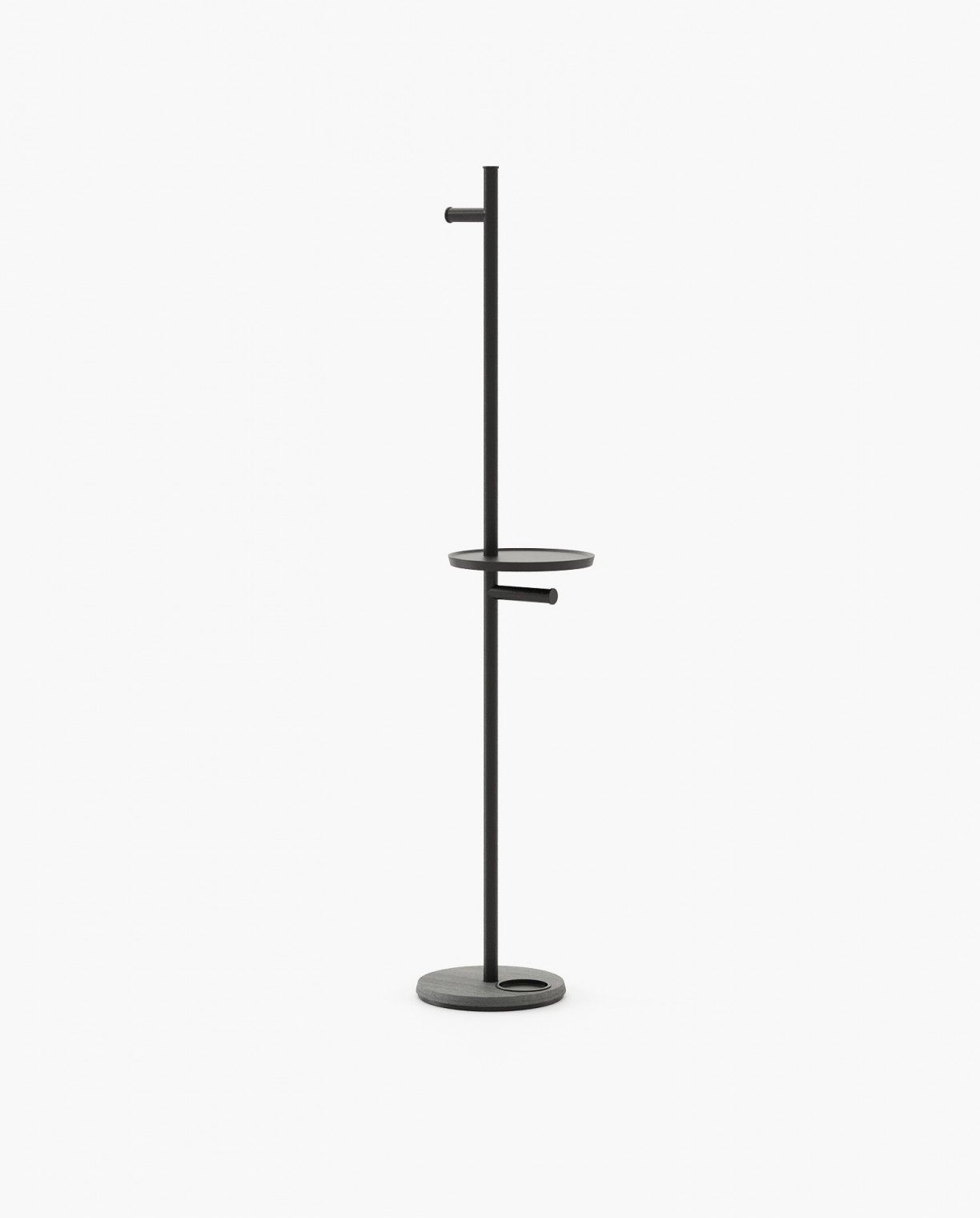 Laskasas GOZO Coat & Umbrella Stand Grey Eucalyptus Veneer Matte - Araco Interiors