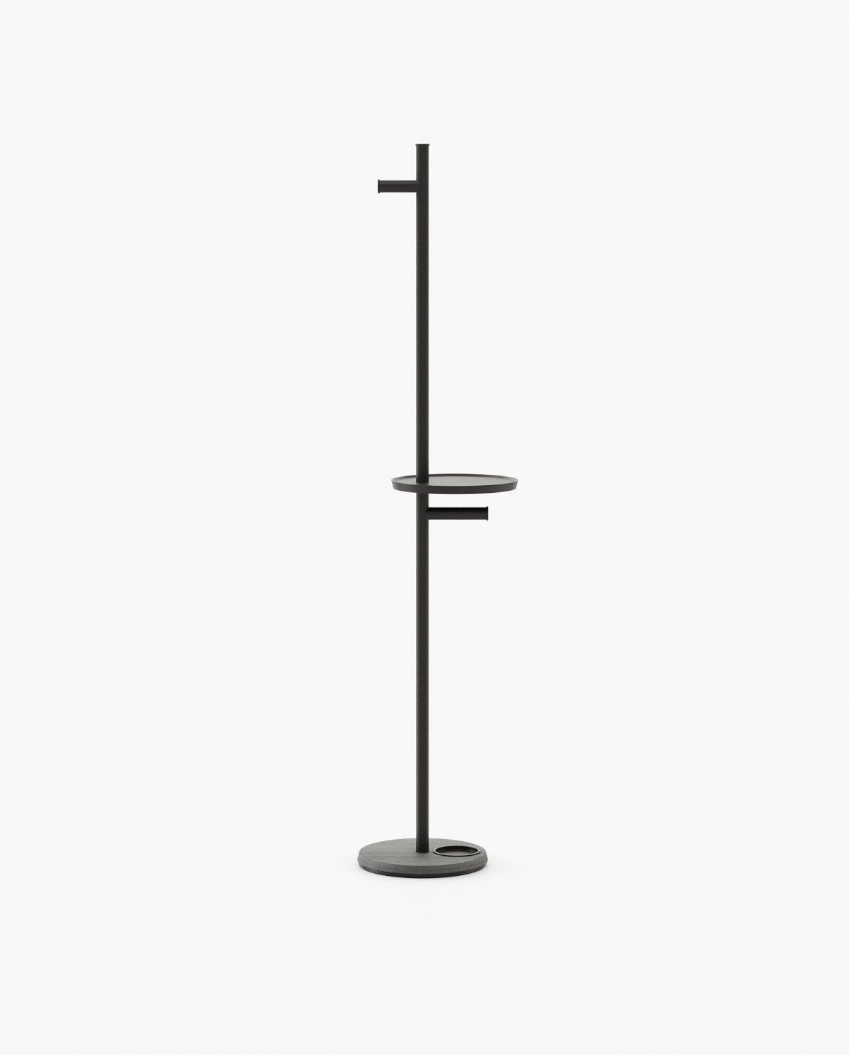 Laskasas GOZO Coat & Umbrella Stand Grey Eucalyptus Veneer Matte - Araco Interiors