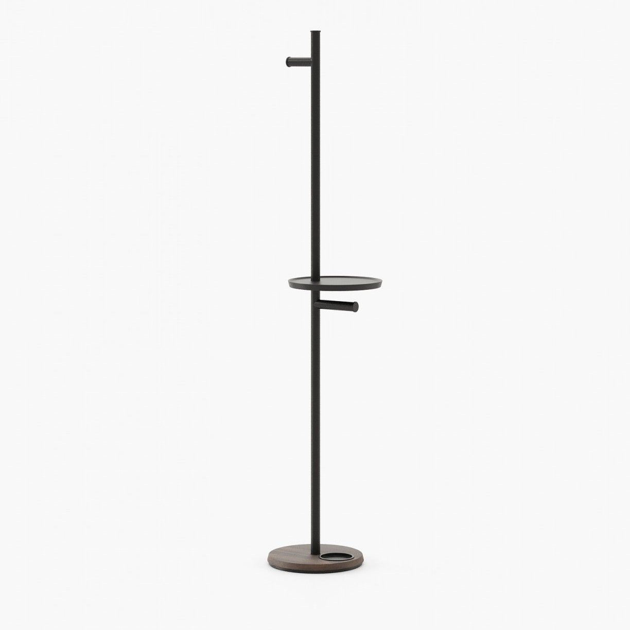 Laskasas GOZO Coat & Umbrella Stand Smoked Eucalyptus Veneer Matte - Araco Interiors