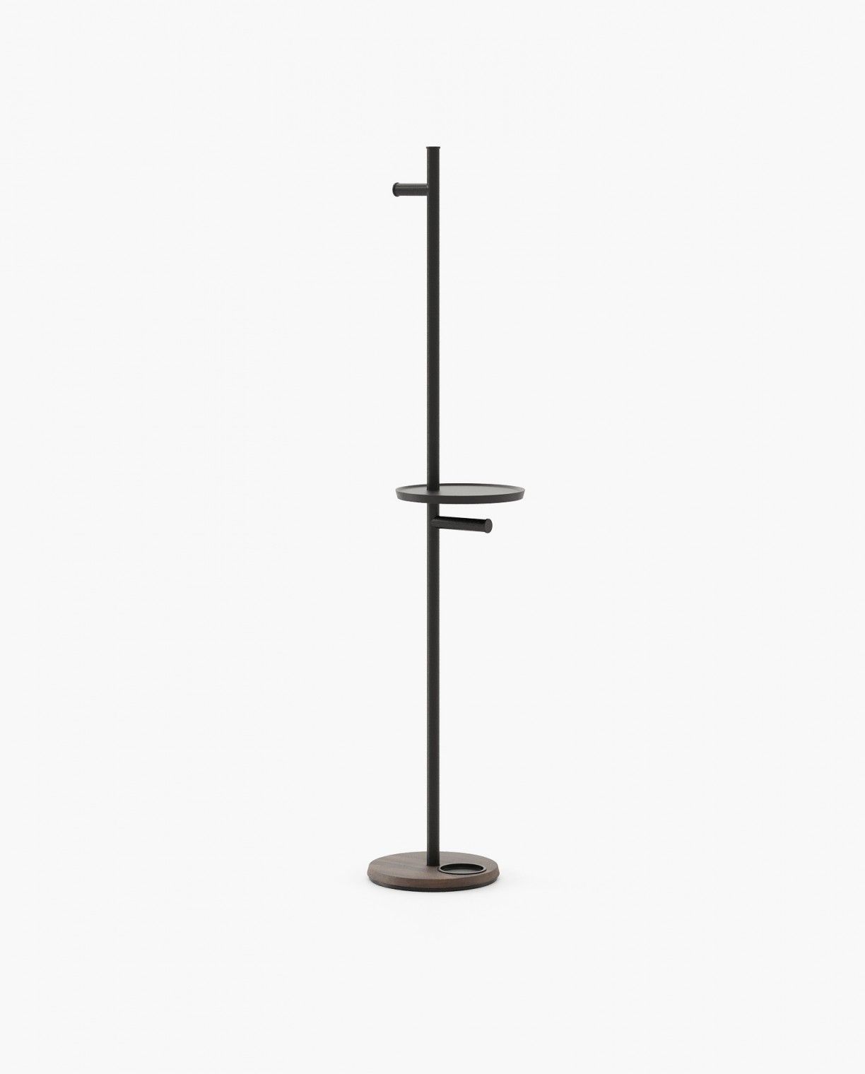 Laskasas GOZO Coat & Umbrella Stand Smoked Eucalyptus Veneer Matte - Araco Interiors