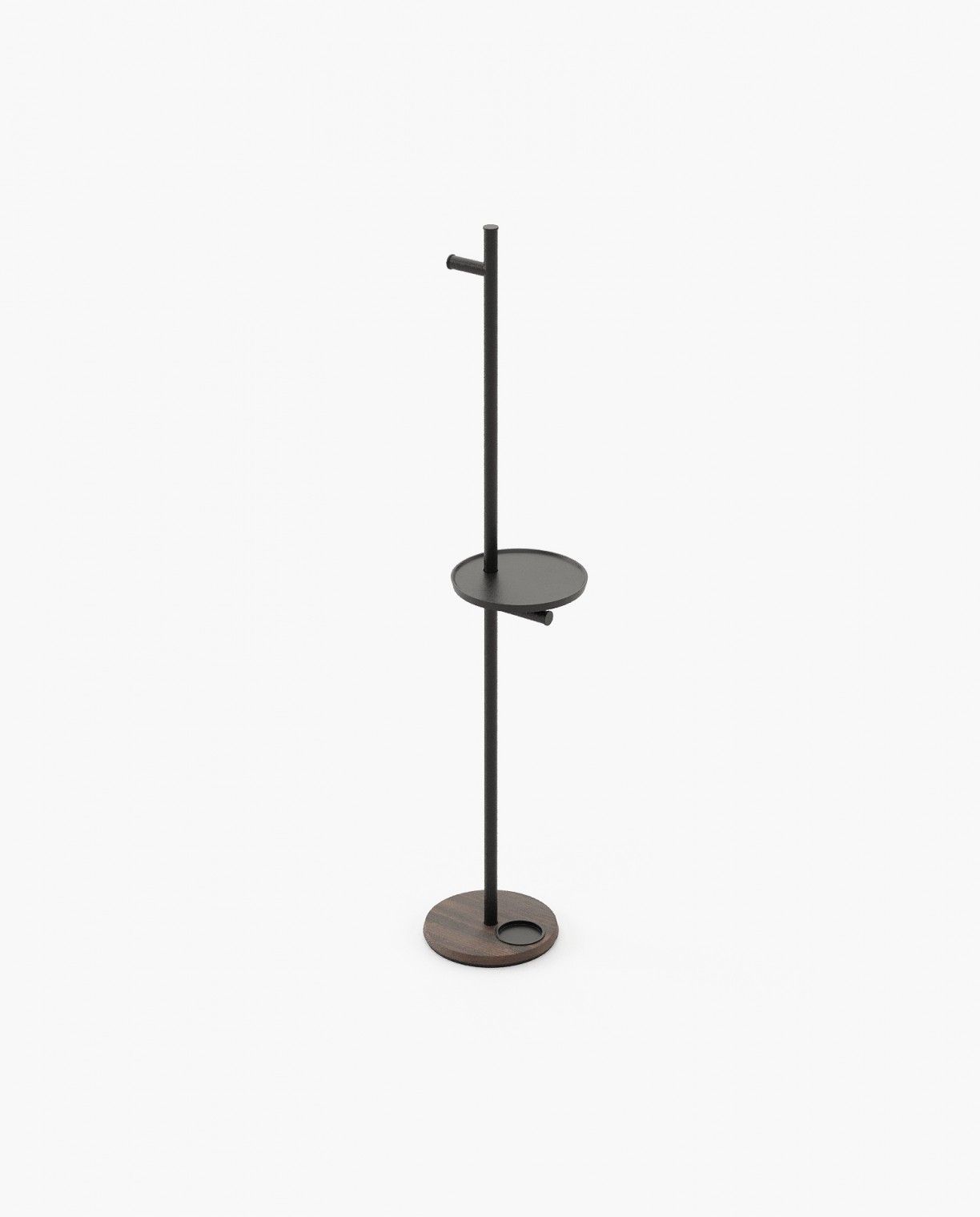 Laskasas GOZO Coat & Umbrella Stand Smoked Eucalyptus Veneer Matte - Araco Interiors