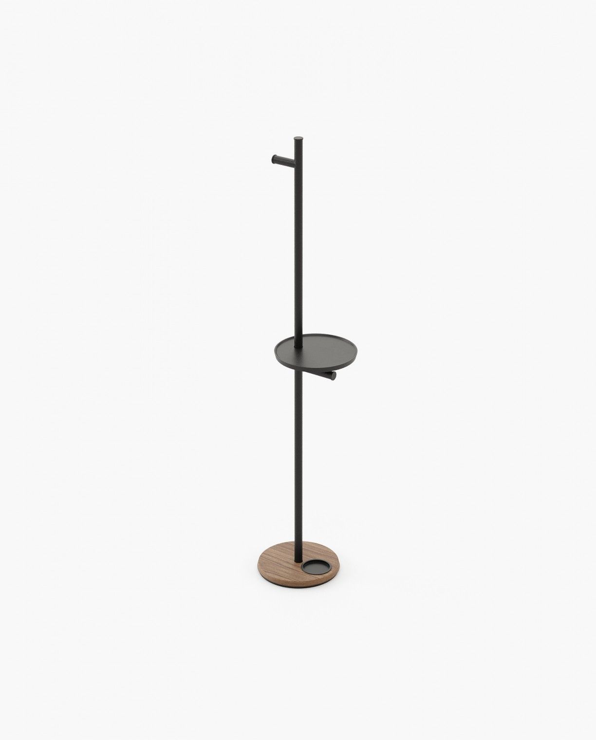 Laskasas GOZO Coat & Umbrella Stand Walnut Veneer Matte - Araco Interiors
