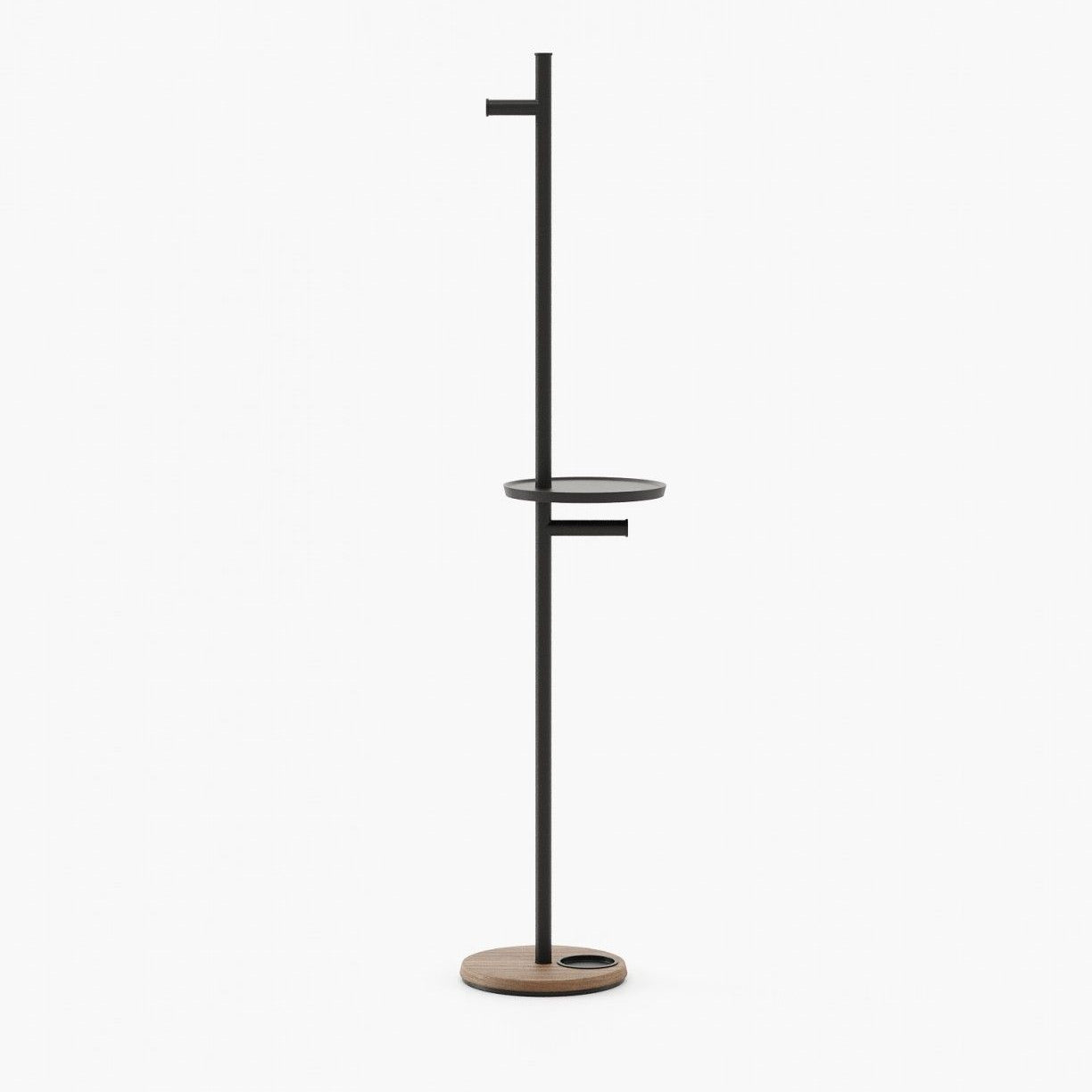 Laskasas GOZO Coat & Umbrella Stand Walnut Veneer Matte - Araco Interiors