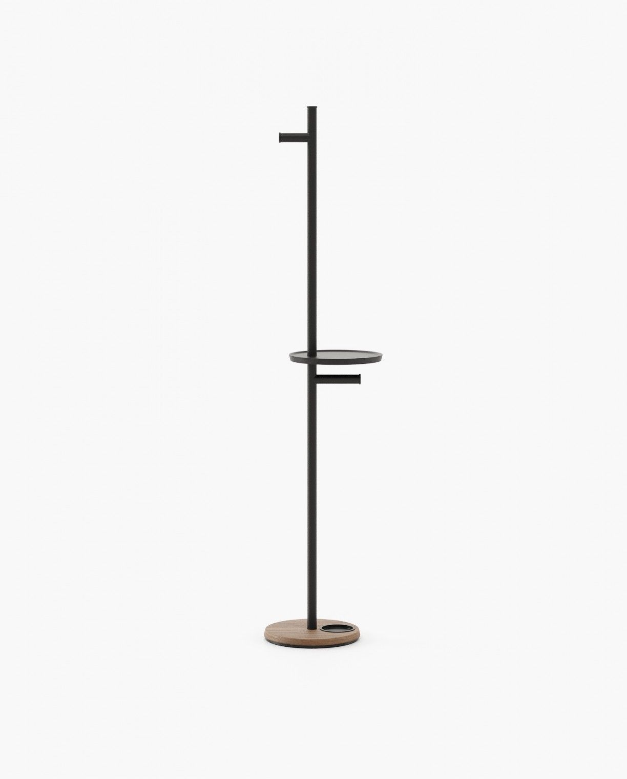 Laskasas GOZO Coat & Umbrella Stand Walnut Veneer Matte - Araco Interiors