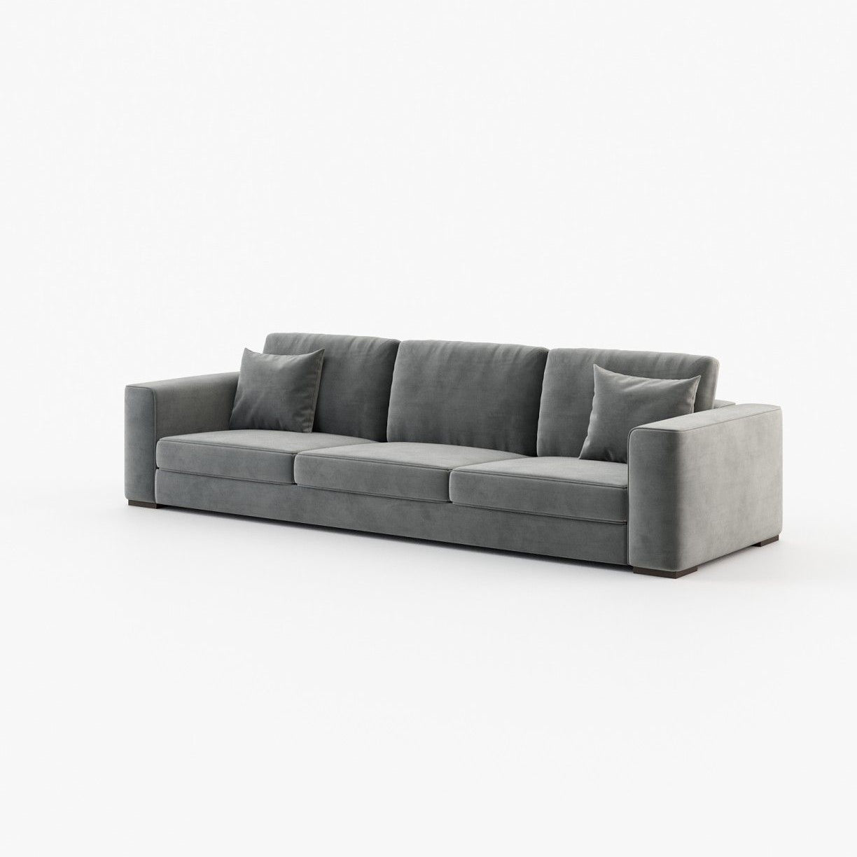 Laskasas GREY 3 seater Sofa Vienna Anthracite - Araco Interiors