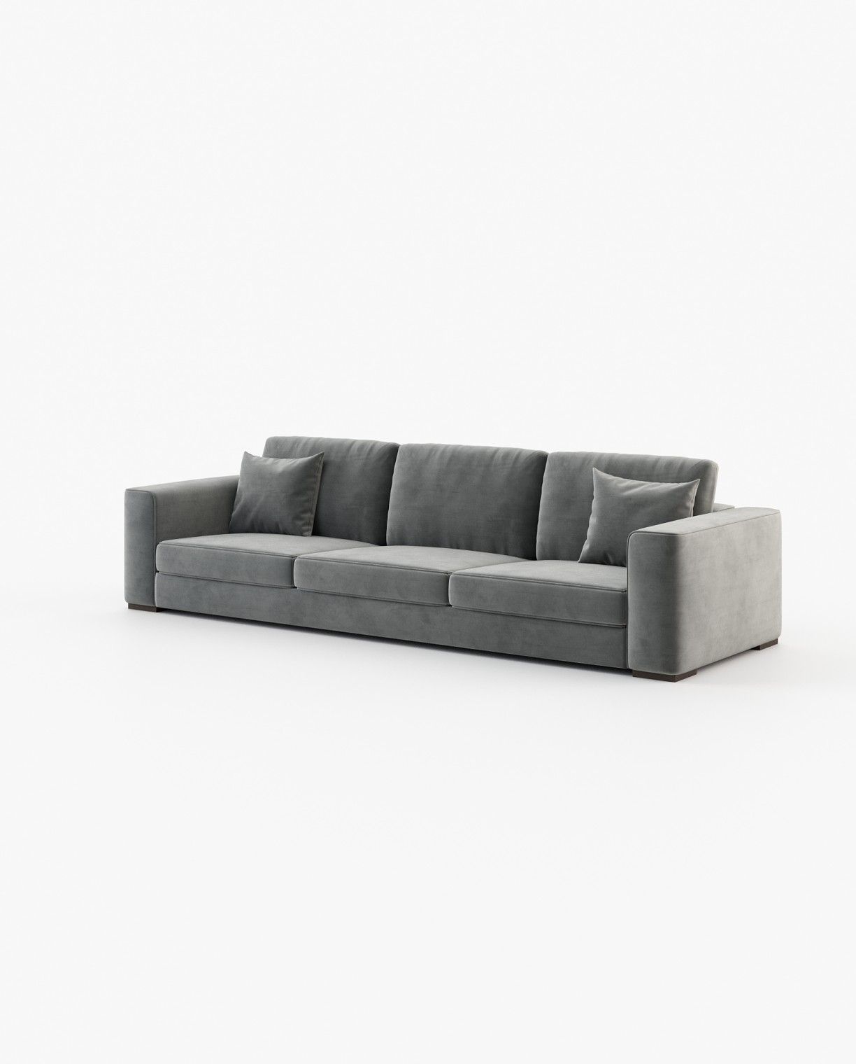 Laskasas GREY 3 seater Sofa Vienna Anthracite - Araco Interiors