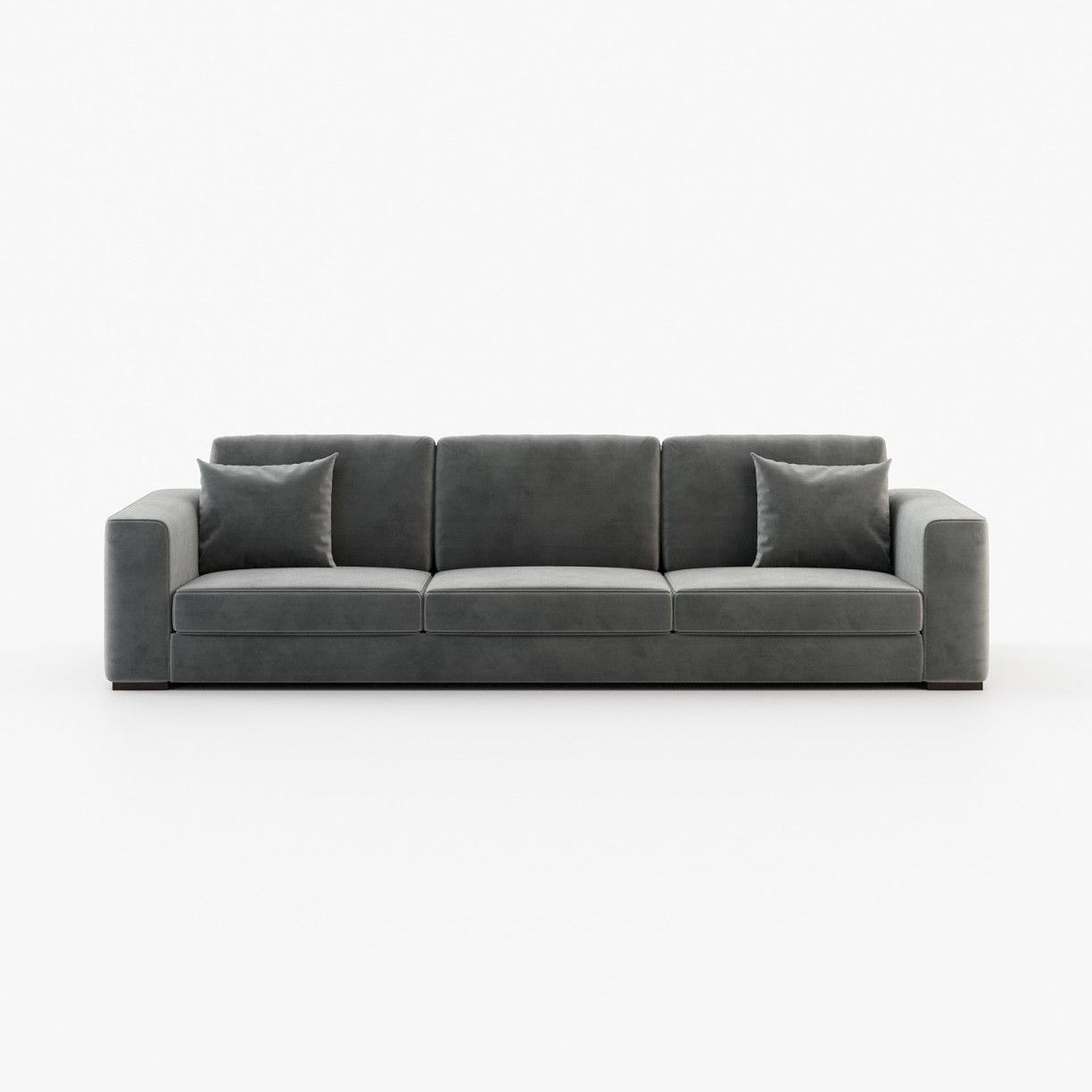 Laskasas GREY 3 seater Sofa Vienna Anthracite - Araco Interiors