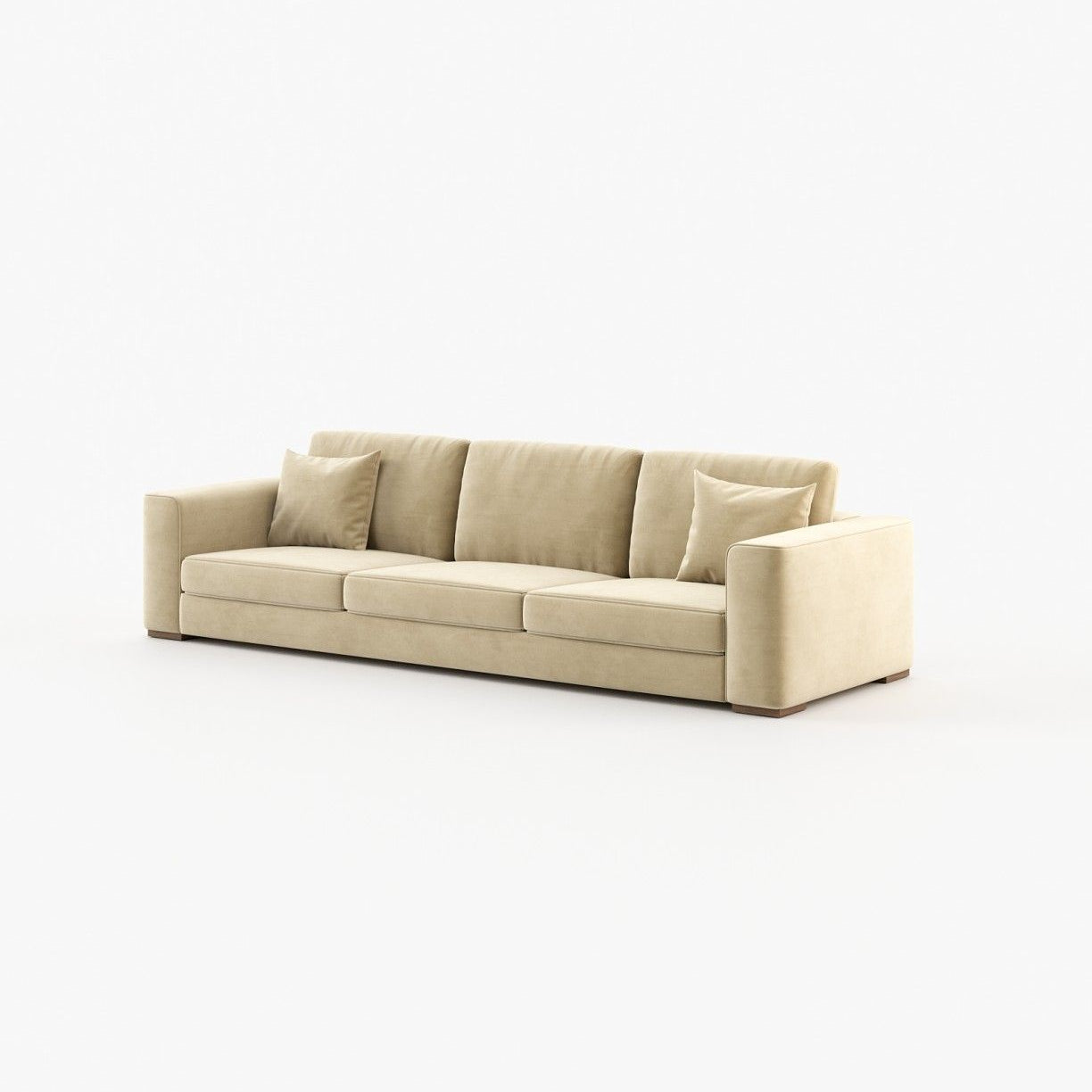Laskasas GREY 3 seater Sofa Vienna Beige - Araco Interiors