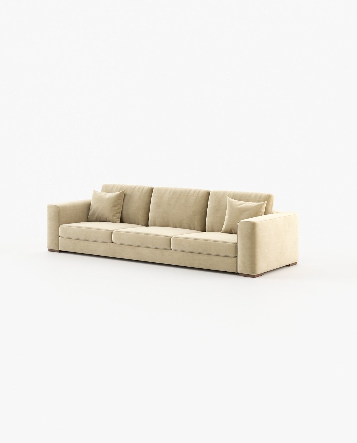 Laskasas GREY 3 seater Sofa Vienna Beige - Araco Interiors