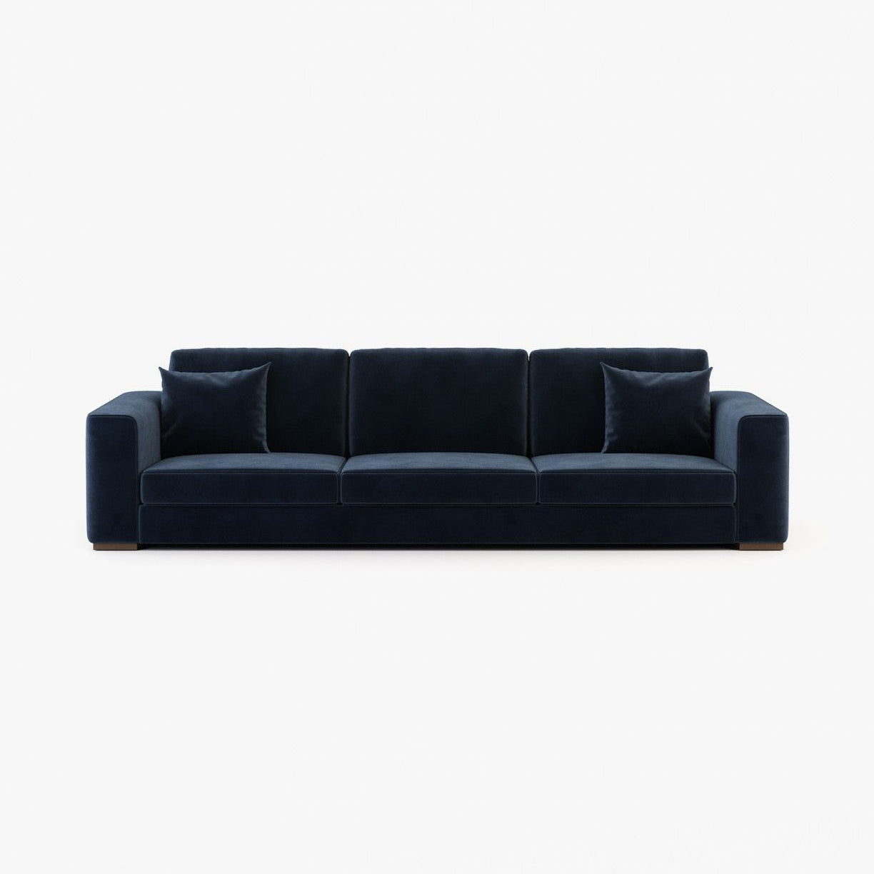 Laskasas GREY 3 seater Sofa Vienna Deep Blue - Araco Interiors