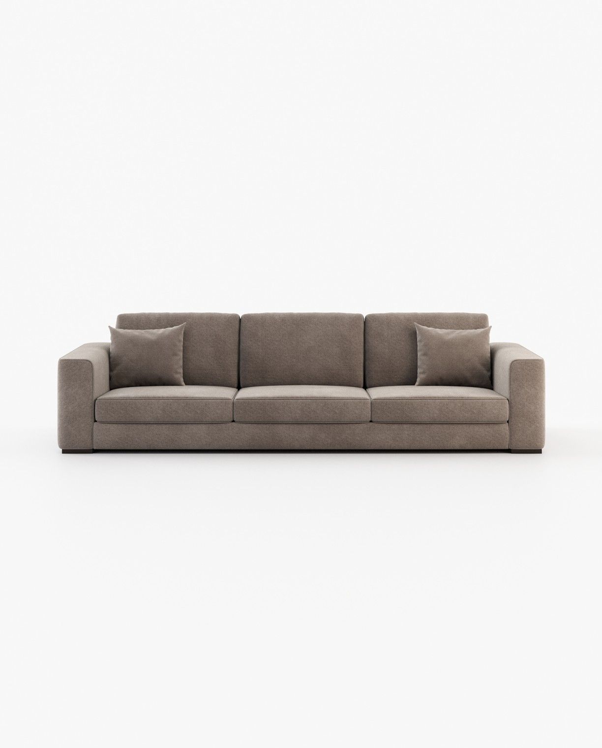 Laskasas GREY 3 seater Sofa Xangai Taupe - Araco Interiors