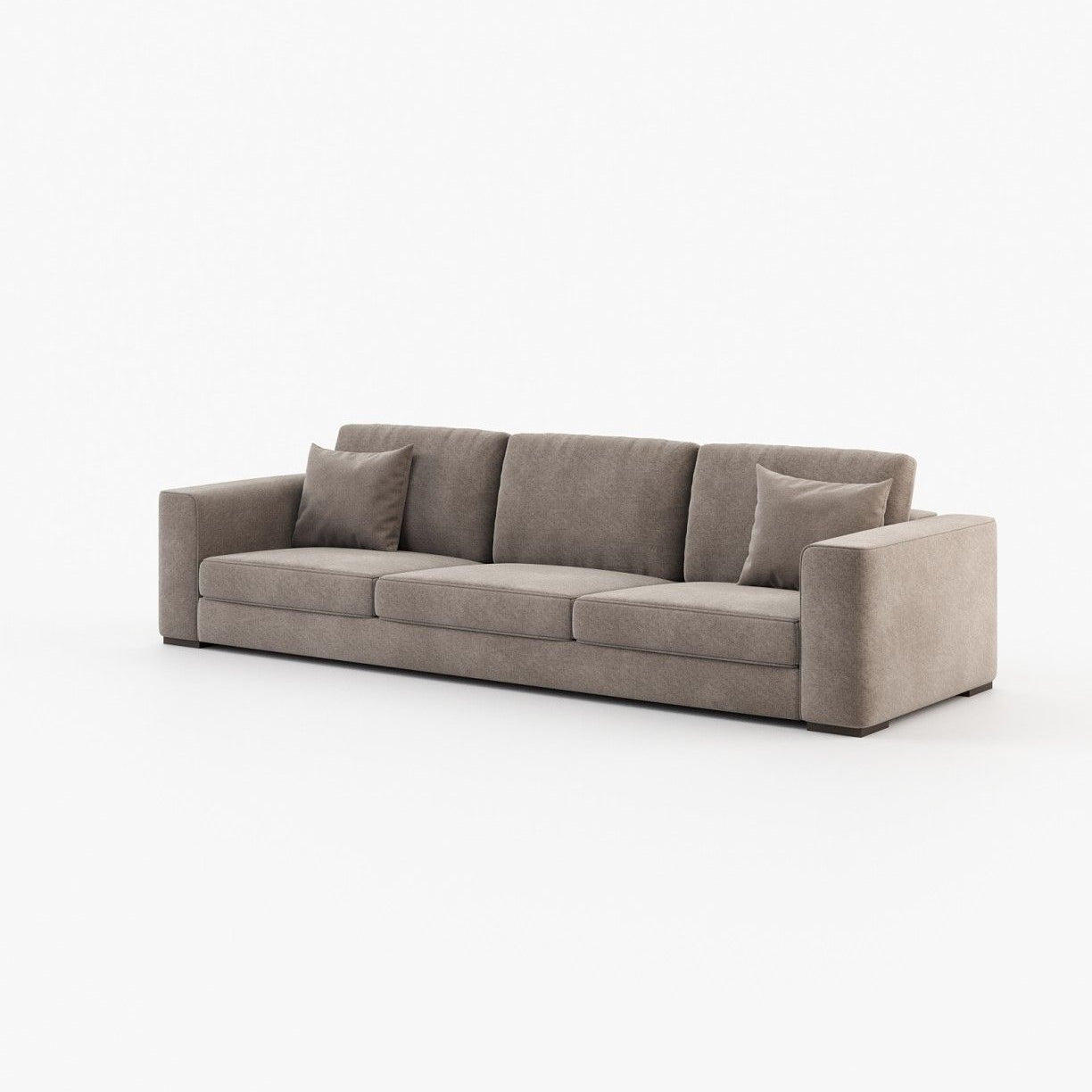 Laskasas GREY 3 seater Sofa Xangai Taupe - Araco Interiors