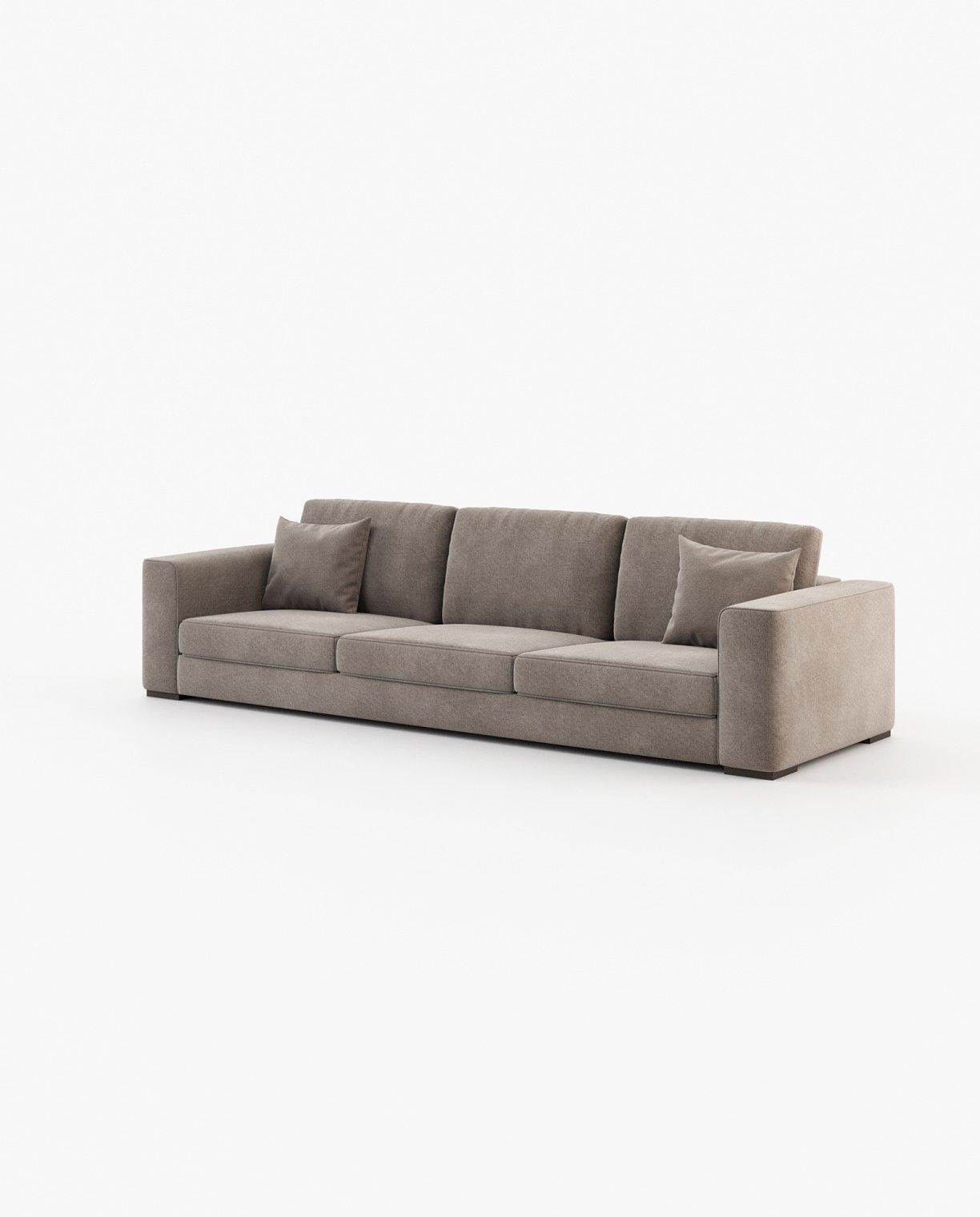 Laskasas GREY 3 seater Sofa Xangai Taupe - Araco Interiors
