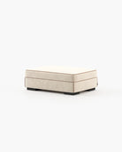 Laskasas GREY Footstool & Pouf Verena Ecru - Araco Interiors