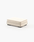 Laskasas GREY Footstool & Pouf Verena Ecru - Araco Interiors