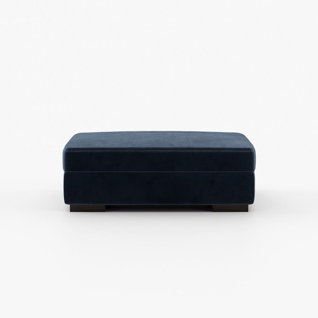 Laskasas GREY Footstool & Pouf Vienna Deep Blue - Araco Interiors