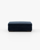 Laskasas GREY Footstool & Pouf Vienna Deep Blue - Araco Interiors