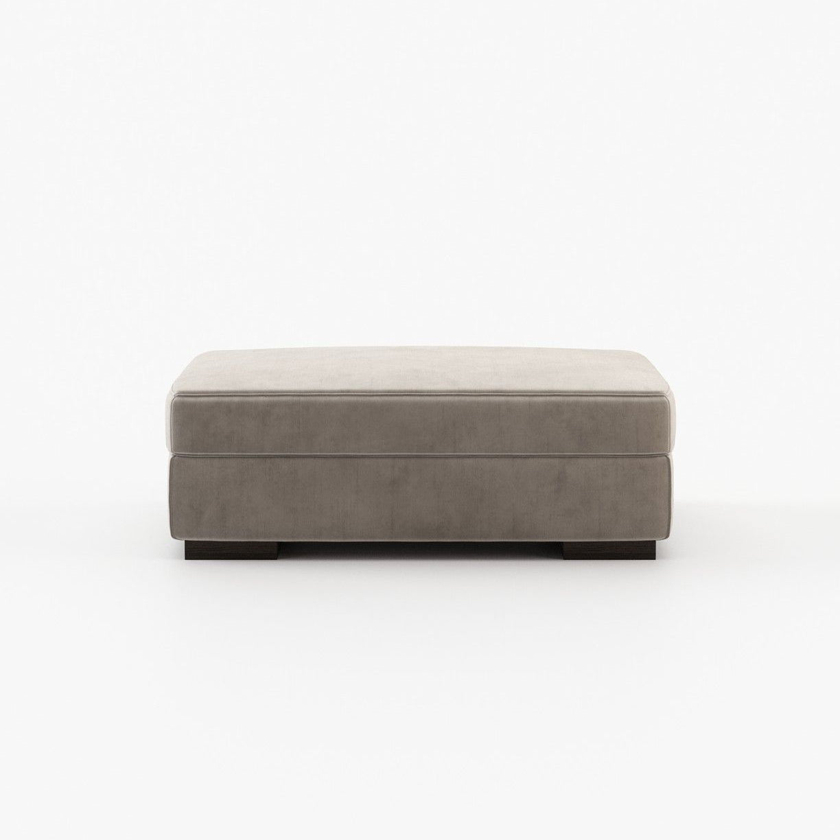 Laskasas GREY Footstool & Pouf Vienna Khaki - Araco Interiors
