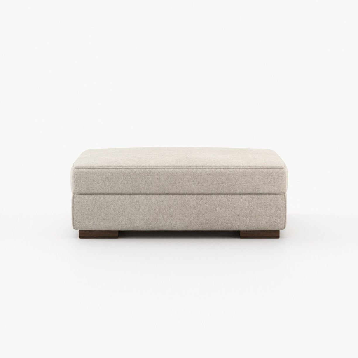 Laskasas GREY Footstool & Pouf Xangai Sand - Araco Interiors