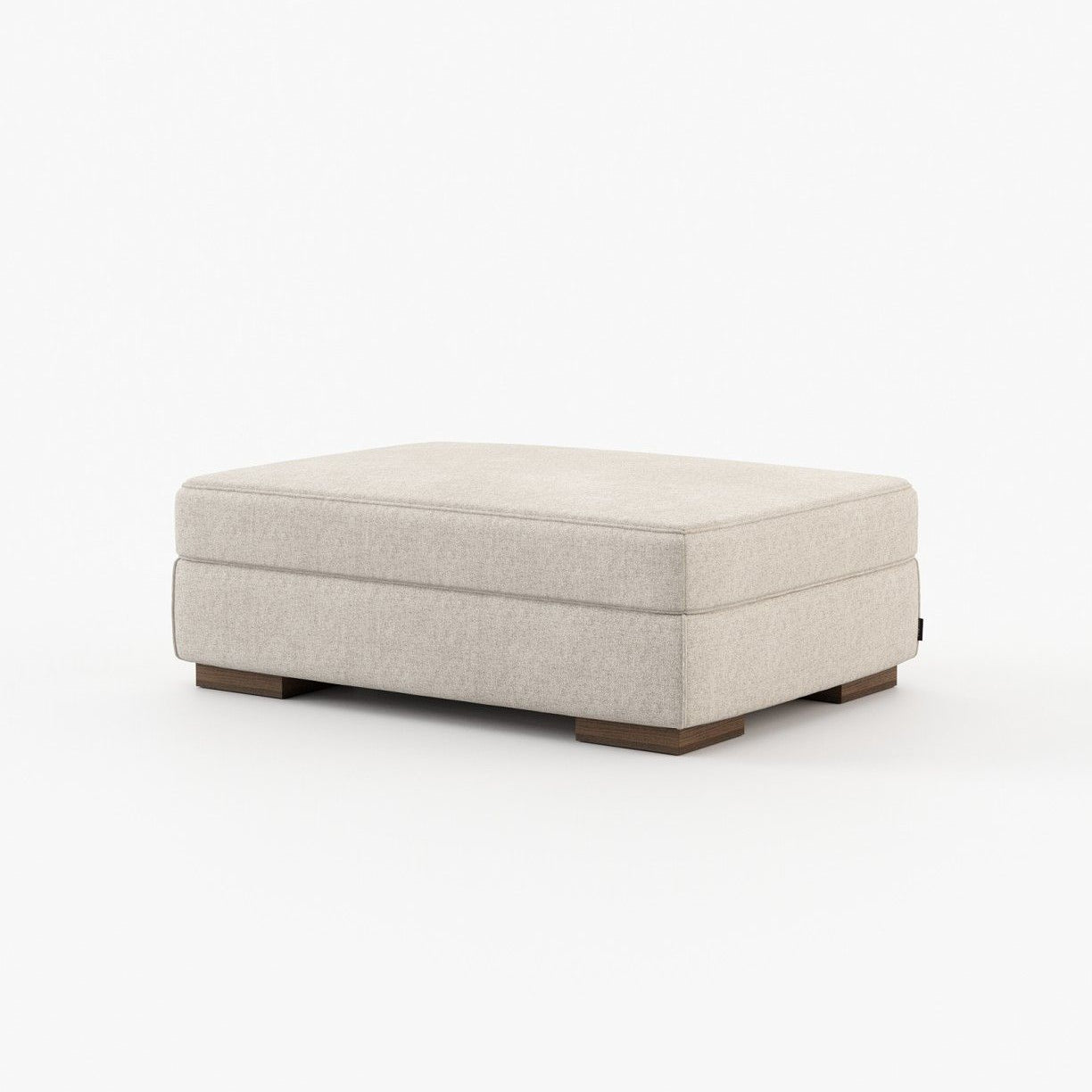 Laskasas GREY Footstool & Pouf Xangai Sand - Araco Interiors