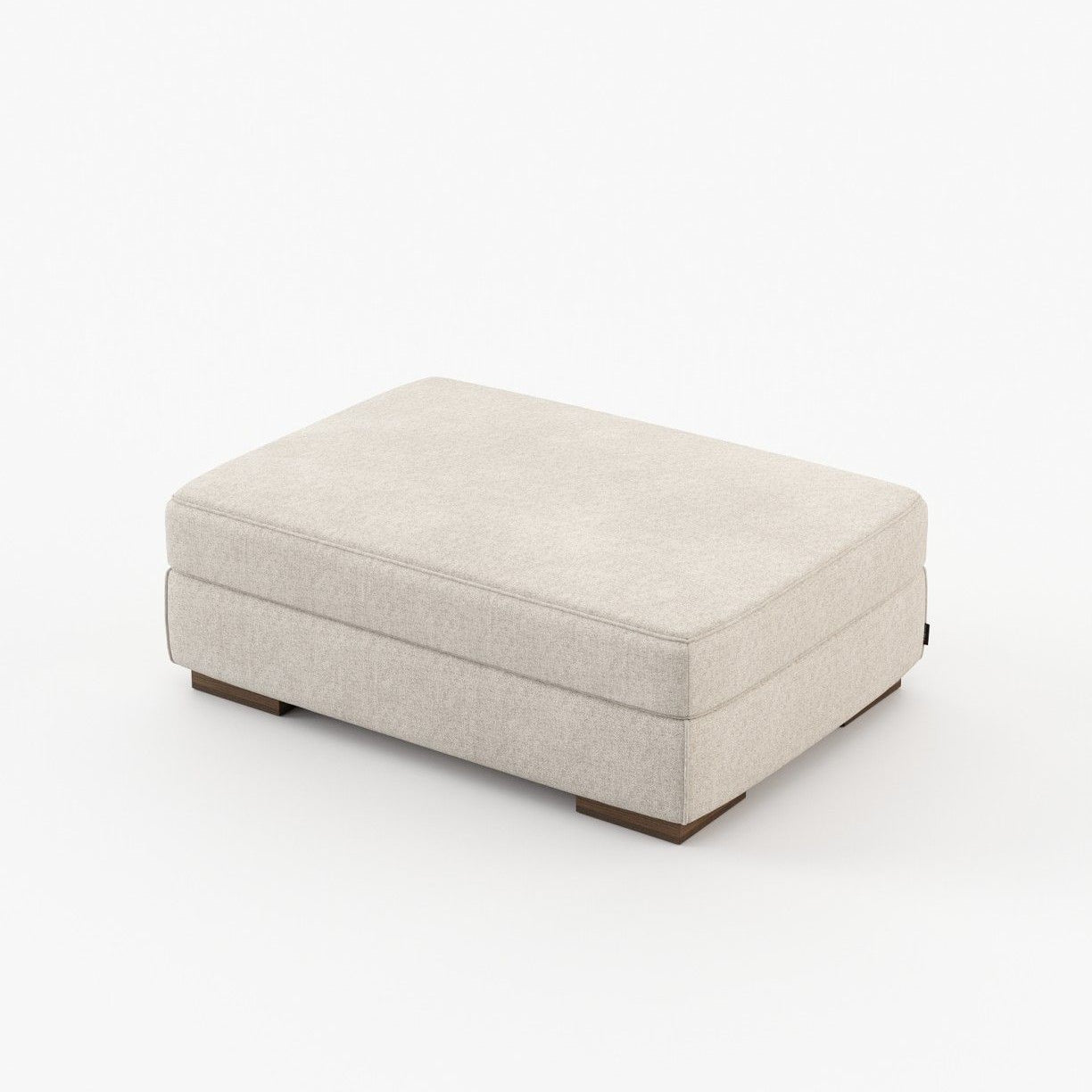 Laskasas GREY Footstool & Pouf Xangai Sand - Araco Interiors