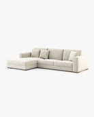 Laskasas GREY with chaiselongue Sofa Vienna Cream - Araco Interiors