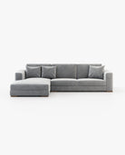 Laskasas GREY with chaiselongue Sofa Vienna Light Grey - Araco Interiors