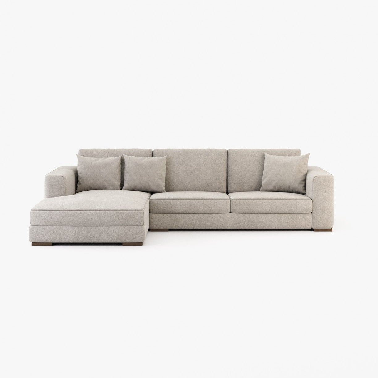 Laskasas GREY with chaiselongue Sofa Xangai Sand - Araco Interiors
