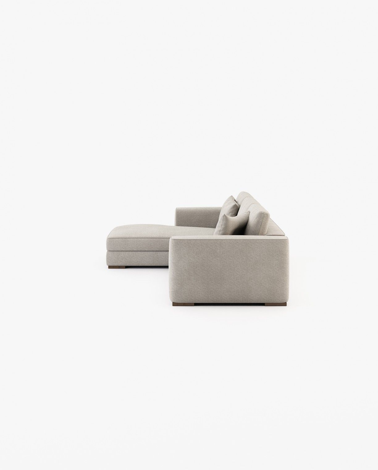 Laskasas GREY with chaiselongue Sofa Xangai Sand - Araco Interiors