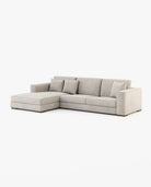 Laskasas GREY with chaiselongue Sofa Xangai Sand - Araco Interiors