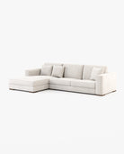 Laskasas GREY with chaiselongue Sofa Xangai White - Araco Interiors