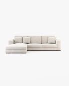 Laskasas GREY with chaiselongue Sofa Xangai White - Araco Interiors