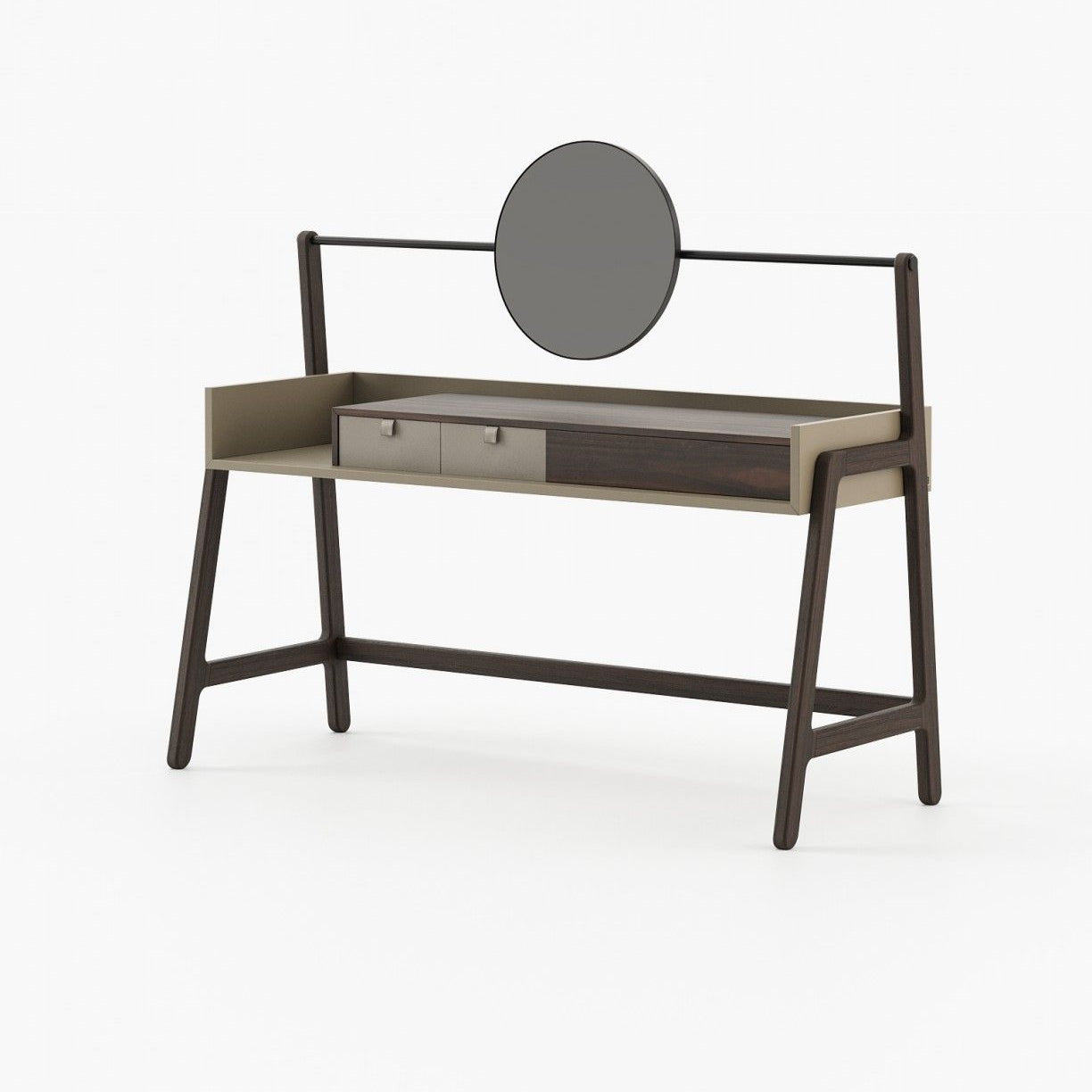 Laskasas HAMLET Dressing Table Smoked Eucalyptus Veneer Matte - Araco Interiors