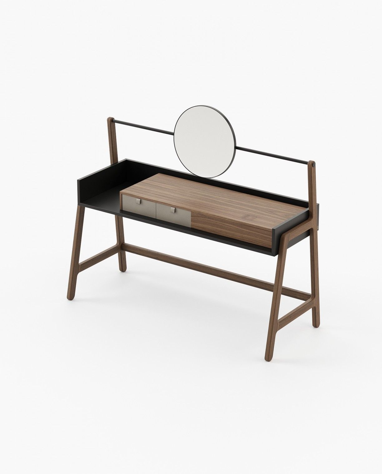 Laskasas HAMLET Dressing Table Walnut Veneer Matte - Araco Interiors