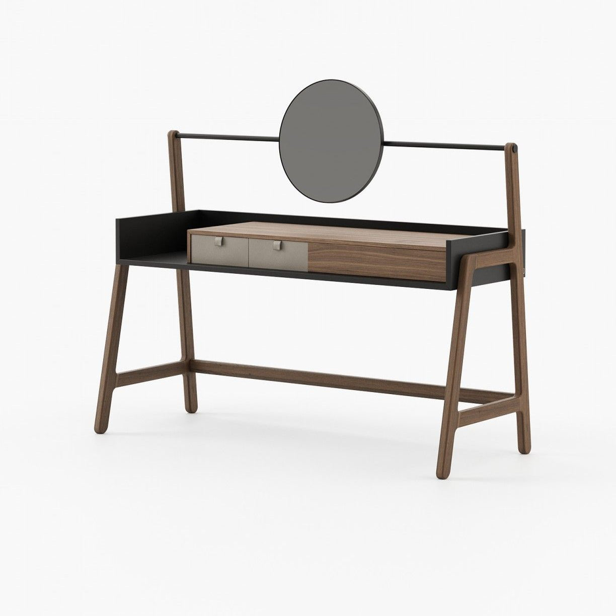 Laskasas HAMLET Dressing Table Walnut Veneer Matte - Araco Interiors