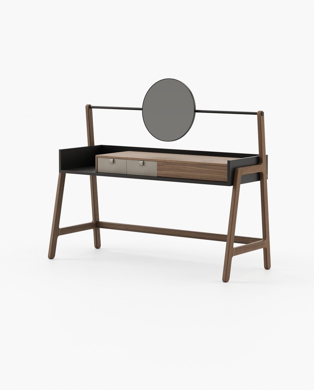 Laskasas HAMLET Dressing Table Walnut Veneer Matte - Araco Interiors