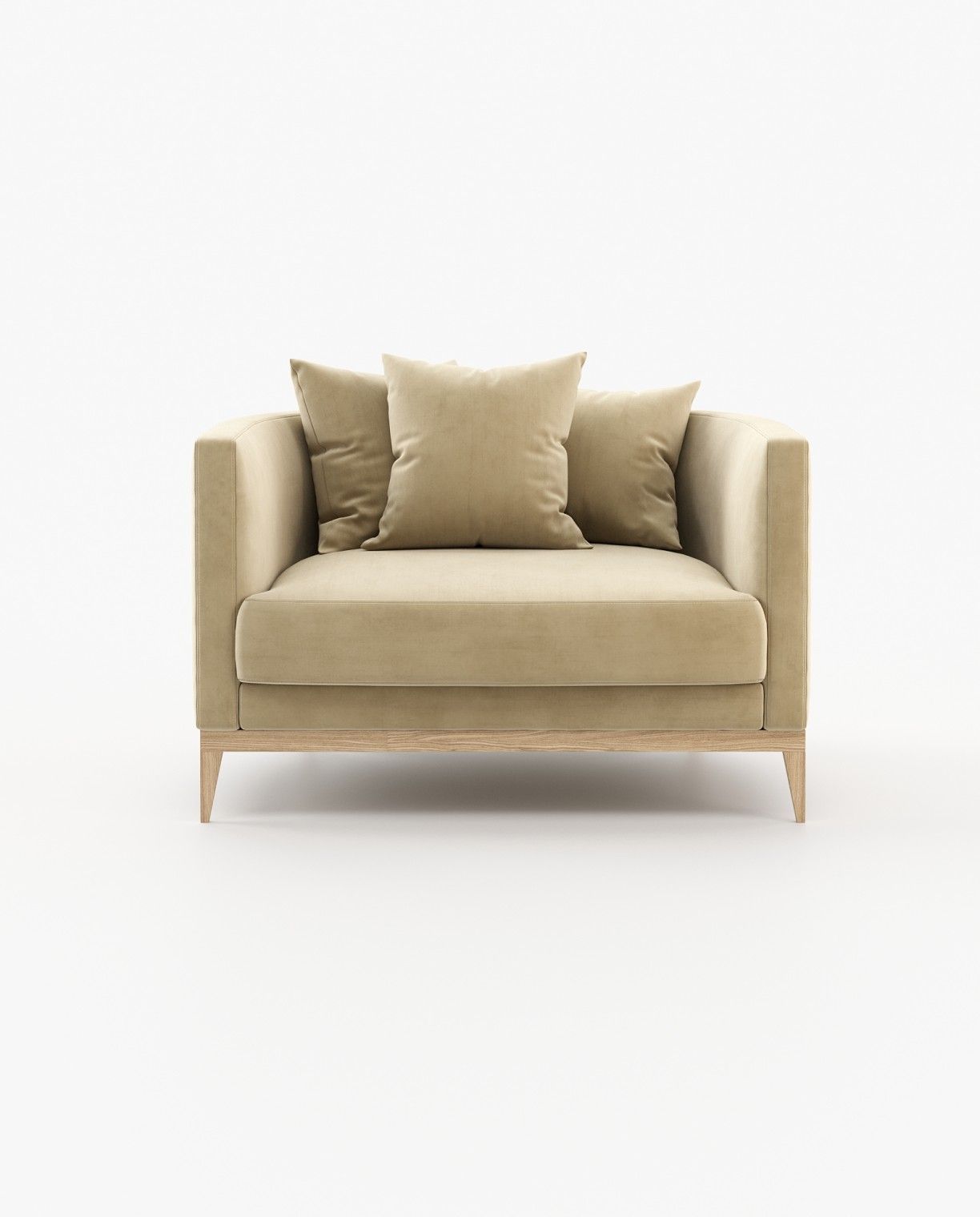 Laskasas HAROLD Armchair Vienna Beige - Araco Interiors