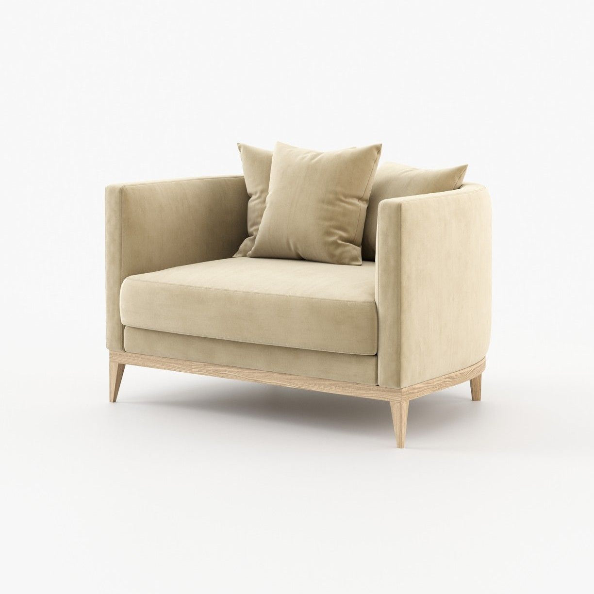 Laskasas HAROLD Armchair Vienna Beige - Araco Interiors