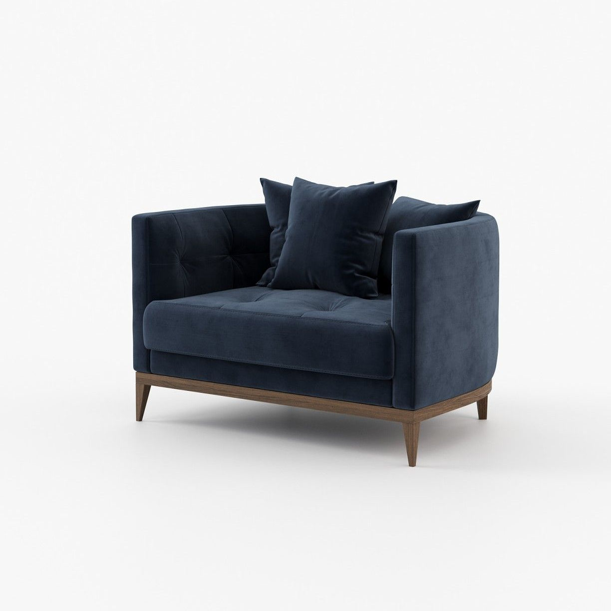 Laskasas HAROLD Armchair Vienna Deep Blue - Araco Interiors