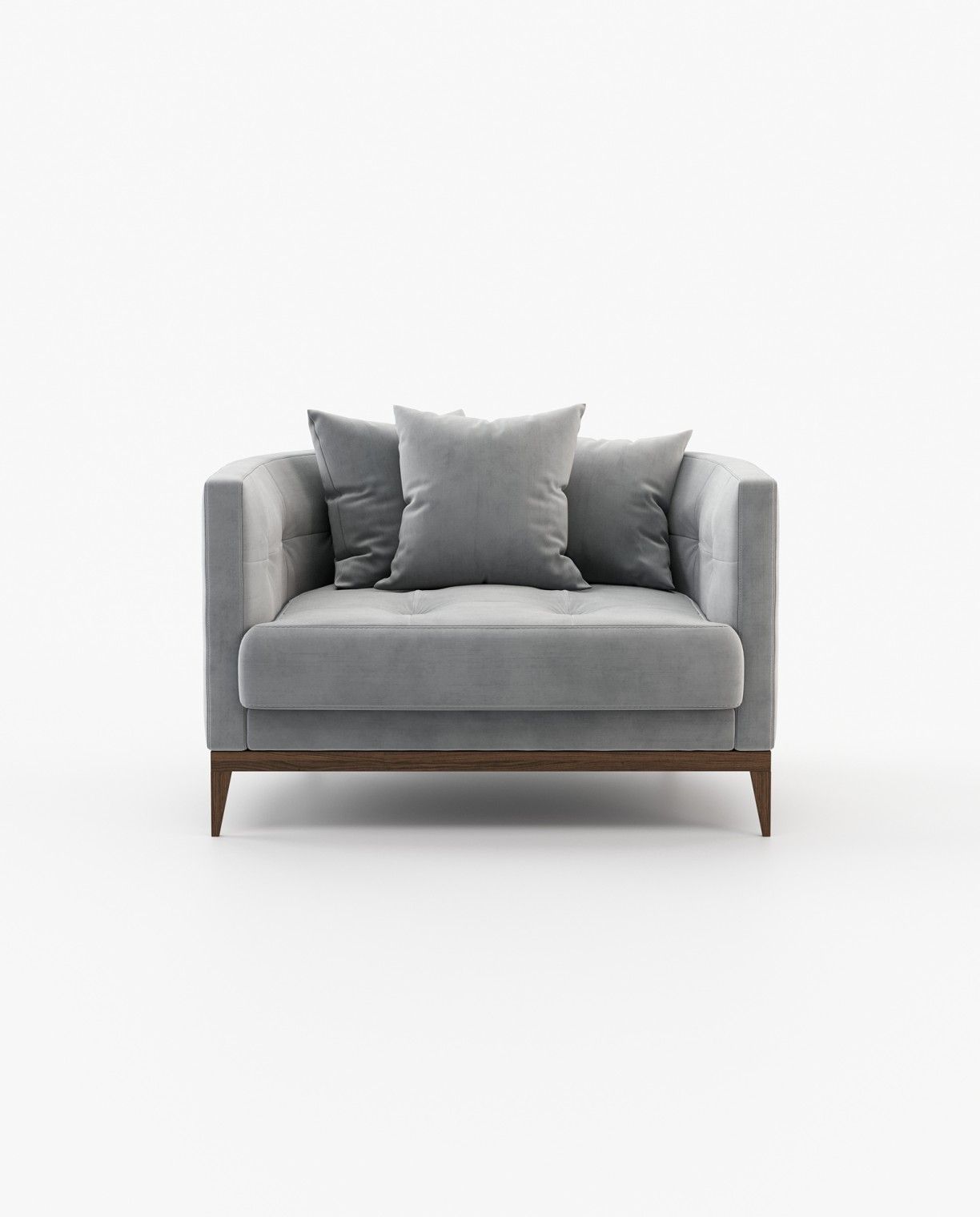 Laskasas HAROLD Armchair Vienna Light Grey - Araco Interiors