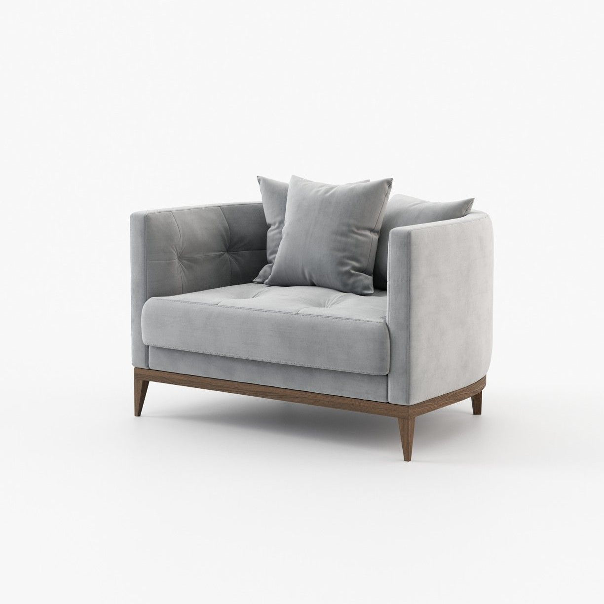 Laskasas HAROLD Armchair Vienna Light Grey - Araco Interiors